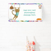 Lena Leopard Trapezartistin Banner (InSitu)