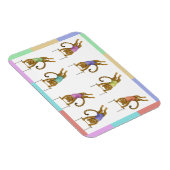 Lena Leopard Trapezartistin Magnet (Rechte Seite)