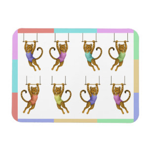 Lena Leopard Trapezartistin Magnet