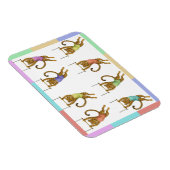 Lena Leopard Trapezartistin Magnet (Rechte Seite)