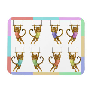 Lena Leopard Trapezartistin Magnet