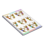 Lena Leopard Trapezartistin Notizblock (Rechte Seite)