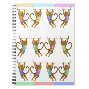 Lena Leopard Trapezartistin Notizblock