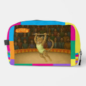 Lena Leopard Trapezartistin Waschbeutel (Vorderseite)
