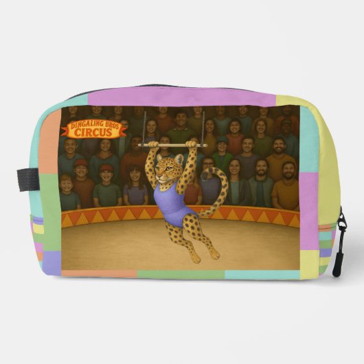 Lena leopard trapeze artist waschbeutel (Vorderseite)