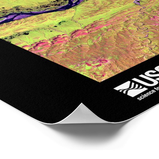 Lena River Delta Poster (Ecke)