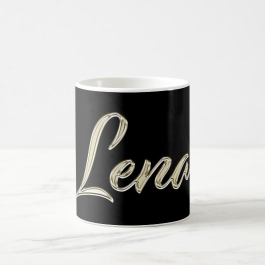 Lena white gold Handwriting Tasse Kaffeetasse (Mittel)