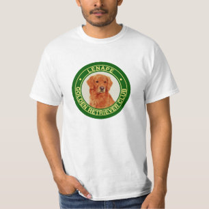 Lenape goldener Retriever-Verein-Shirt T-Shirt