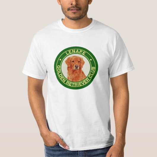 Lenape goldener Retriever-Verein-Shirt T-Shirt (Vorderseite)