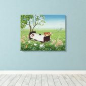 Lenas Traum Leinwanddruck (Insitu (Holzboden))