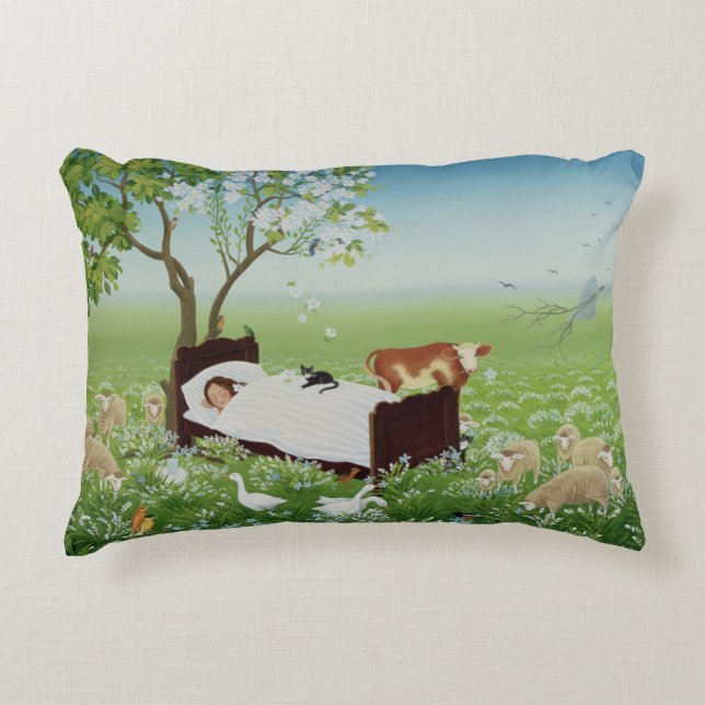 Lenas Traum Zierkissen (Vorderseite)