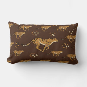 Lendenkissen Gepard Schokoladenbraun