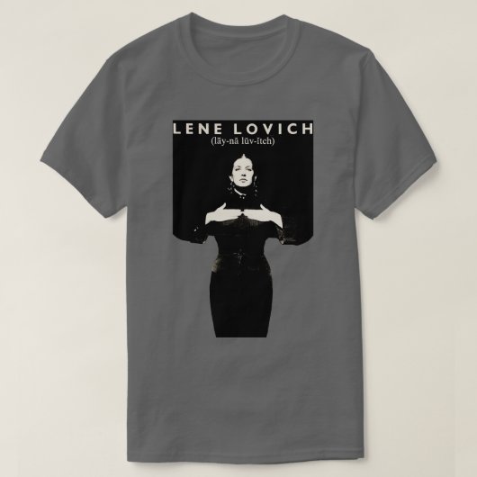 LENE LOVICH 70er T-Shirt (Design vorne)