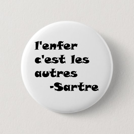 LenferCestLesAutres Button (Vorderseite)