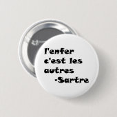 LenferCestLesAutres Button (Vorne & Hinten)