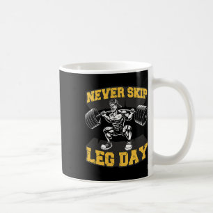 Leng Day Funny Workout Gym Mens Bodybuil übersprin Kaffeetasse