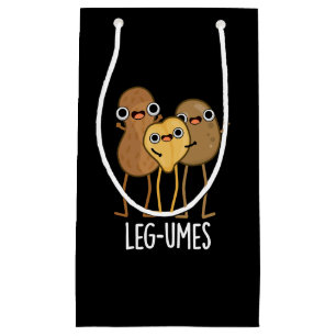 Leng Funny Legume Pun Dark BG Kleine Geschenktüte