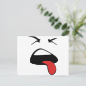 Lengua afuera postkarte (Stehend Vorderseite)