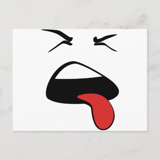 Lengua afuera postkarte (Vorderseite)
