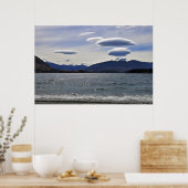 Lenicular Clouds Over Lake Wanaka Poster (Küche)