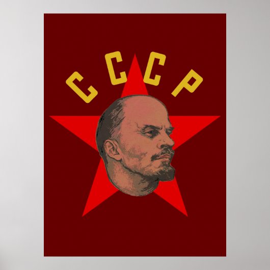 Lenin CCCP Poster (Vorne)