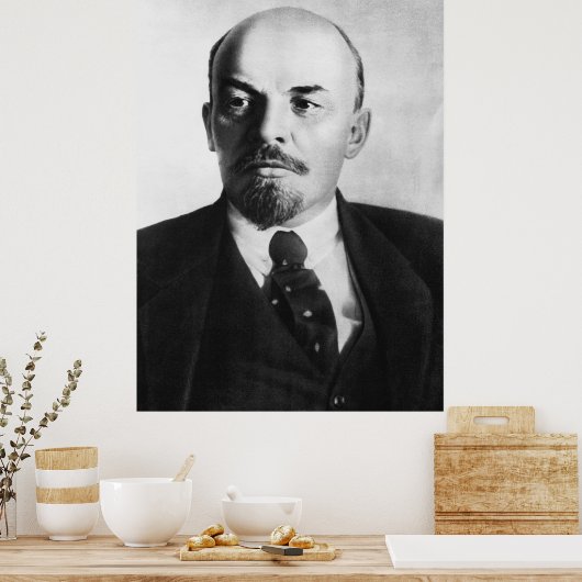 Lenin-Foto-Portrait Poster (Küche)