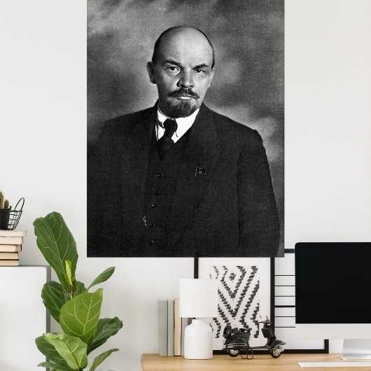 Lenin-Foto-Portrait Poster (Heimbüro)