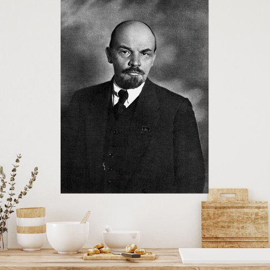 Lenin-Foto-Portrait Poster (Küche)