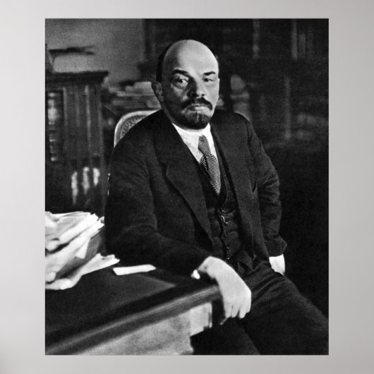 Lenin-Foto-Portrait Poster (Vorne)