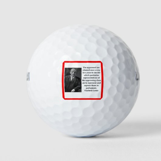 Lenin Golfball (Vorderseite)