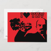Lenin - i Liebe Sie Postkarte (Vorne/Hinten)