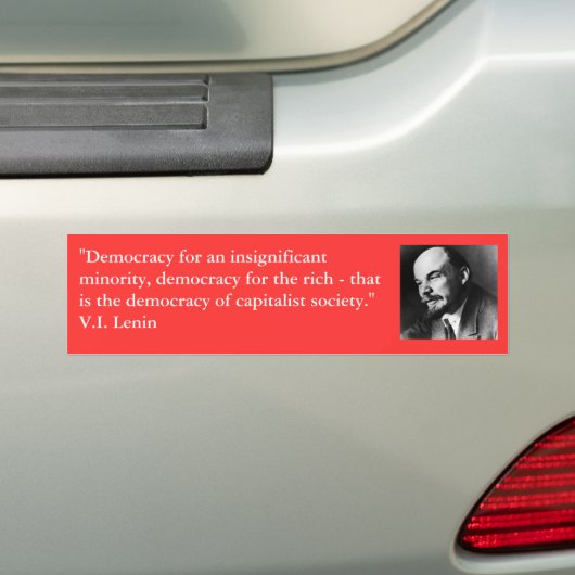 Lenin im Profil Autoaufkleber (Auf Auto)