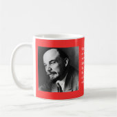 Lenin im Profil Kaffeetasse (Links)