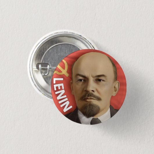 "LENIN" Knopf Button (Vorne & Hinten)