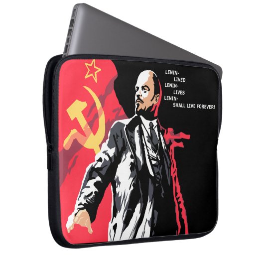 Lenin lebt! Laptop Sleeve (Vorne Rechts)