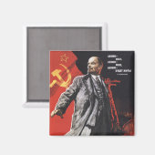Lenin Magnet (Vorderseite/Rückseite)