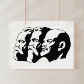 Lenin, Marx, Engels, Soviet Union, Communism Fotodruck
