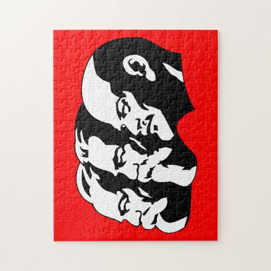 Lenin, Marx, Engels, Soviet Union, Communism Puzzle (Vertikal)