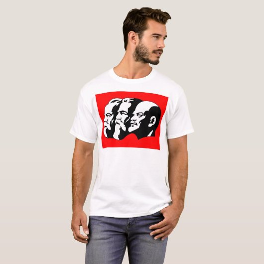 Lenin, Marx, Engels, Soviet Union, Communism T-Shirt (Vorne ganz)