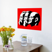 Lenin, Marx, Engels, sowjetische Gewerkschaft, Kom Foliendrucke (Ablage(Küche))