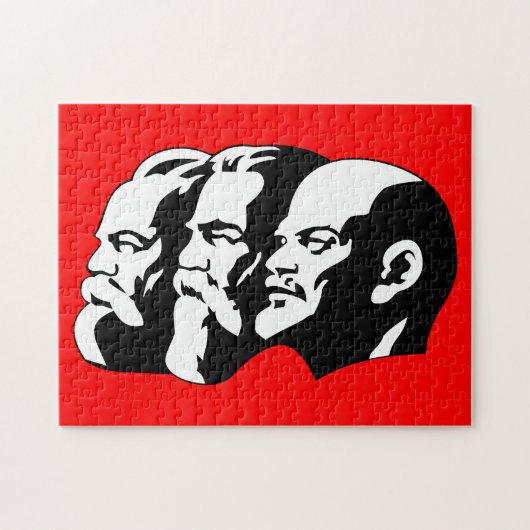 Lenin, Marx, Engels, Sowjetunion, Kommunismus Puzzle (Horizontal)