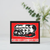 Lenin Marx Mao Zedong Postkarte (Stehend Vorderseite)