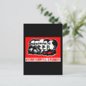 Lenin Marx Mao Zedong Postkarte (Stehend Vorderseite)