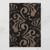 Lenin-Menü in schwarz, weiß Menükarte (Rückseite)