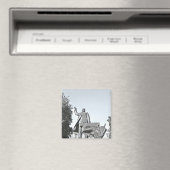Lenin Monument Sketch Magnet (In Situ (Geschirrspüler))