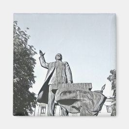 Lenin Monument Sketch Magnet