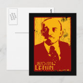 Lenin Postcard Postkarte (Vorne/Hinten)