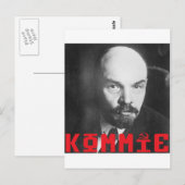 Lenin Postkarte (Vorne/Hinten)