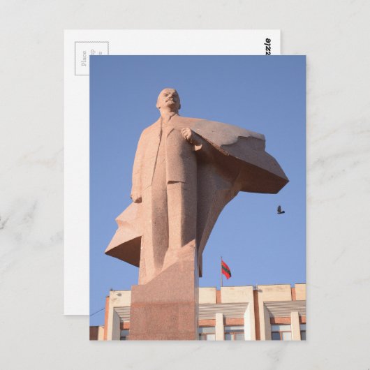 Lenin Postkarte (Vorne/Hinten)