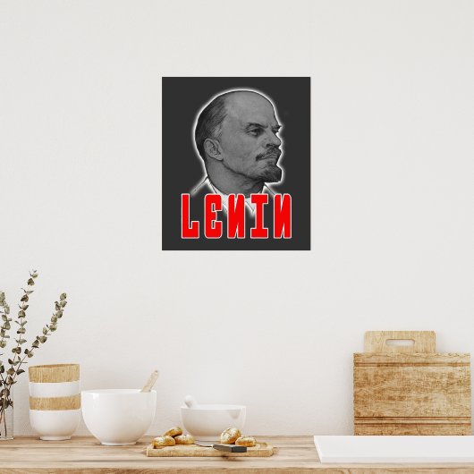 Lenin Profile Poster (Küche)